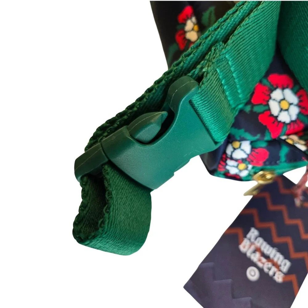 A‎ New Day™ Floral Belt Bag Crossbody Navy Red Green Target NWT